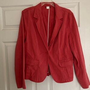 Vintage J. Crew Coral Women's Blazer XL